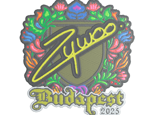 Sticker | ZywOo (Embroidered) | Budapest 2025