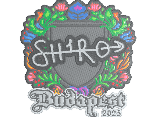 Sticker | sh1ro (Embroidered) | Budapest 2025