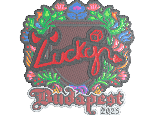 Sticker | Lucky (Embroidered) | Budapest 2025