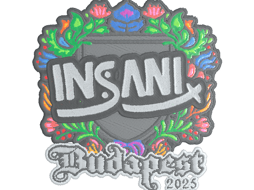 Sticker | insani (Embroidered) | Budapest 2025