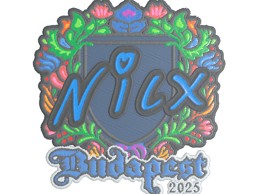 Sticker | nicx (Embroidered) | Budapest 2025