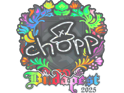 Sticker | chopper (Holo) | Budapest 2025