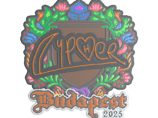 Sticker | Cypher (Embroidered) | Budapest 2025