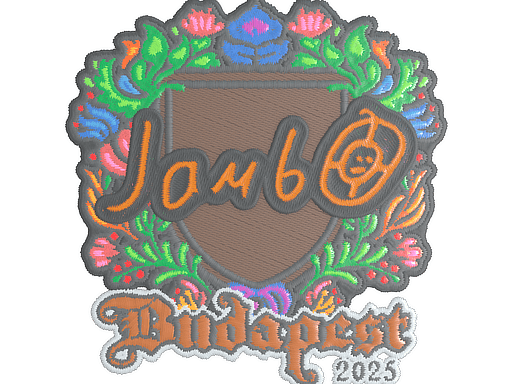 Sticker | jambo (Embroidered) | Budapest 2025