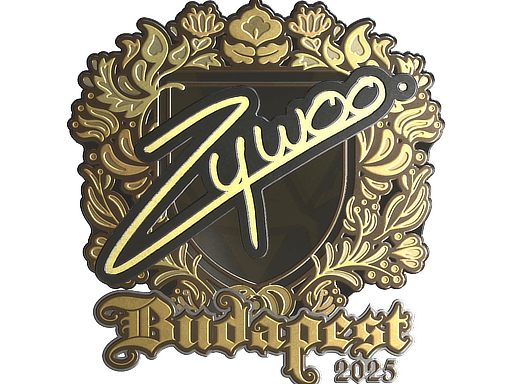 Sticker | ZywOo (Gold) | Budapest 2025
