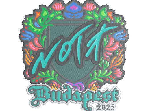 Sticker | nota (Embroidered) | Budapest 2025