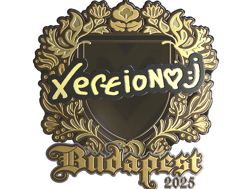 Sticker | xertioN (Gold) | Budapest 2025