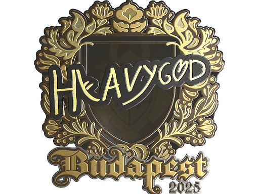 Sticker | Heavygod (Gold) | Budapest 2025
