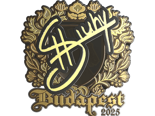 Sticker | siuhy (Gold) | Budapest 2025