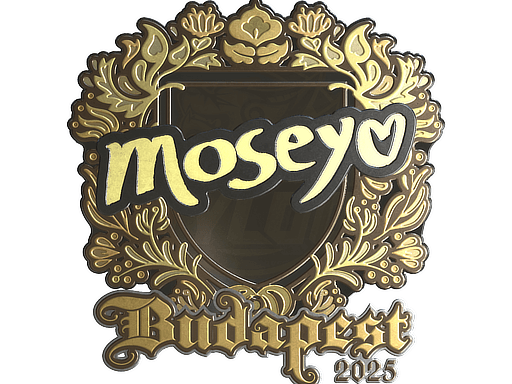 Sticker | Moseyuh (Gold) | Budapest 2025