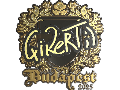 Sticker | qikert (Gold) | Budapest 2025