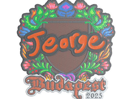 Sticker | jeorge (Embroidered) | Budapest 2025