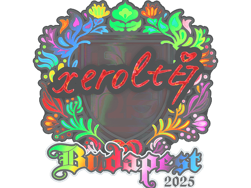 Sticker | xerolte (Holo) | Budapest 2025