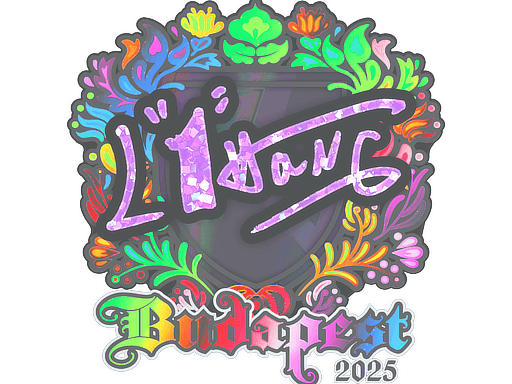 Sticker | L1haNg (Holo) | Budapest 2025