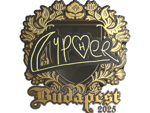 Sticker | Cypher (Gold) | Budapest 2025