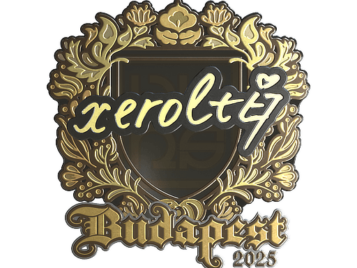Sticker | xerolte (Gold) | Budapest 2025