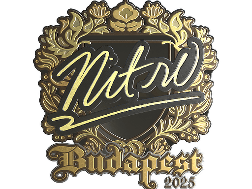 Sticker | nitr0 (Gold) | Budapest 2025