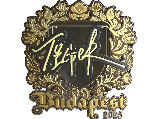 Sticker | Tiger (Gold) | Budapest 2025